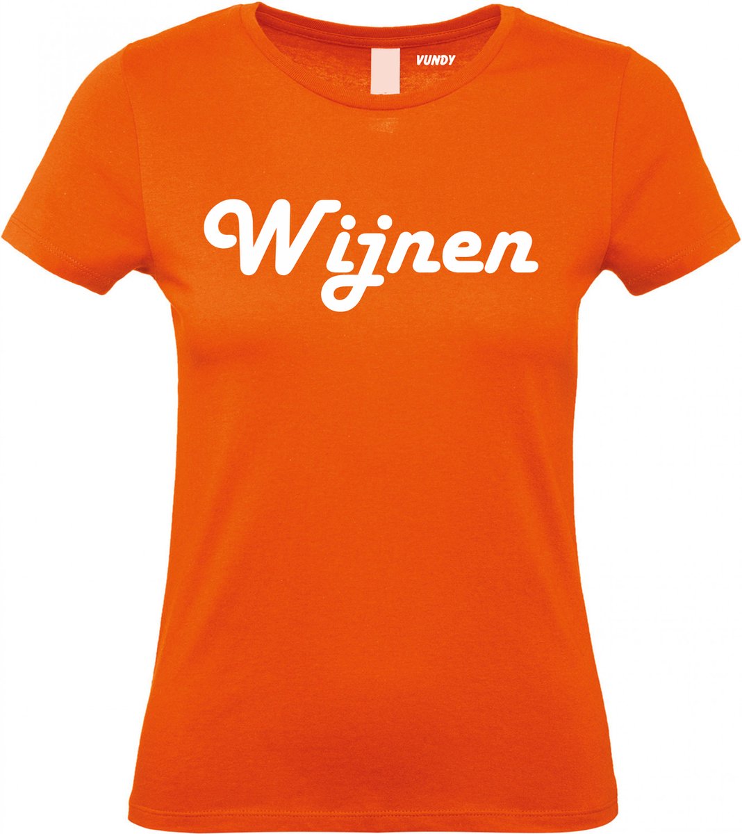 Dames T-shirt Wijnen | Koningsdag kleding | oranje t-shirt | Oranje | maat M